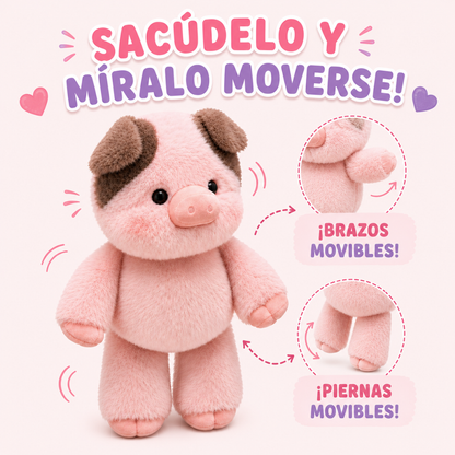 Cerdito peluche que corre