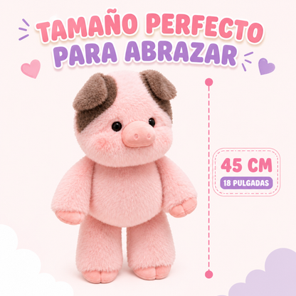 Cerdito peluche que corre