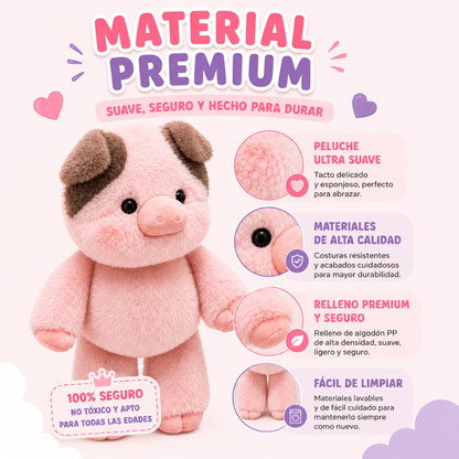 Cerdito peluche que corre
